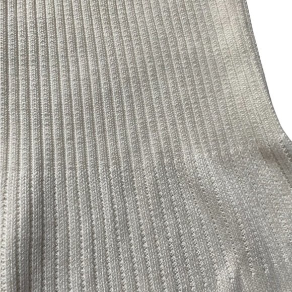 Free People Solid Gold Ribbed Cream Cable Sweater Skirt Small - Picture 8 of 8